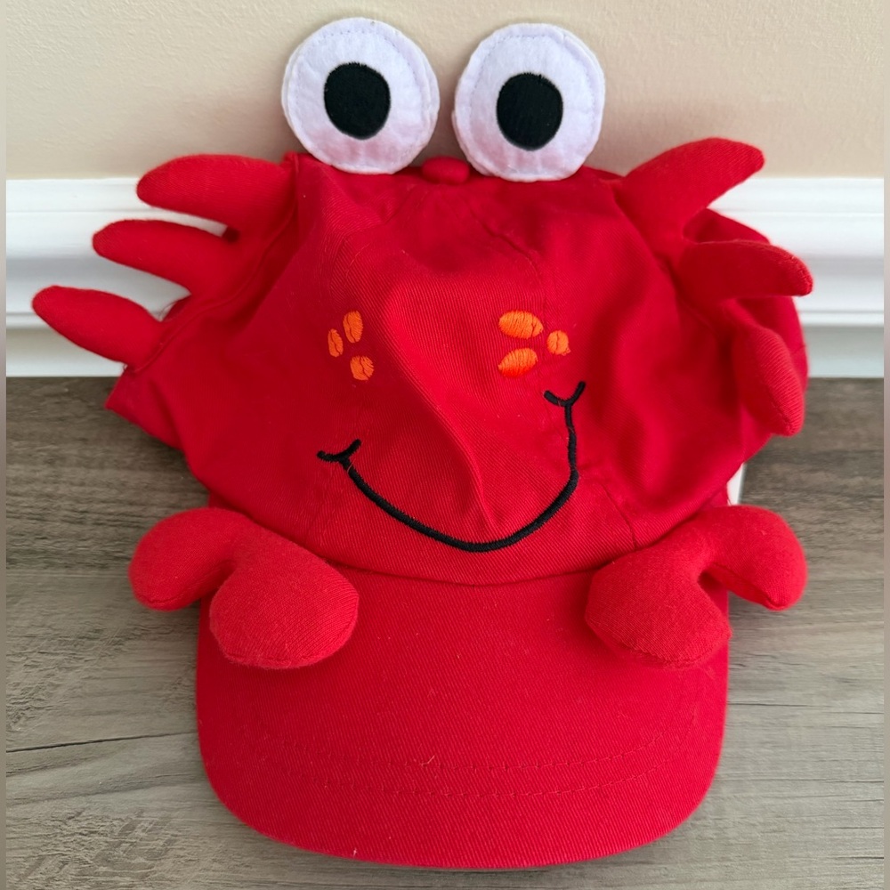 Red Crab Hat for Toddlers